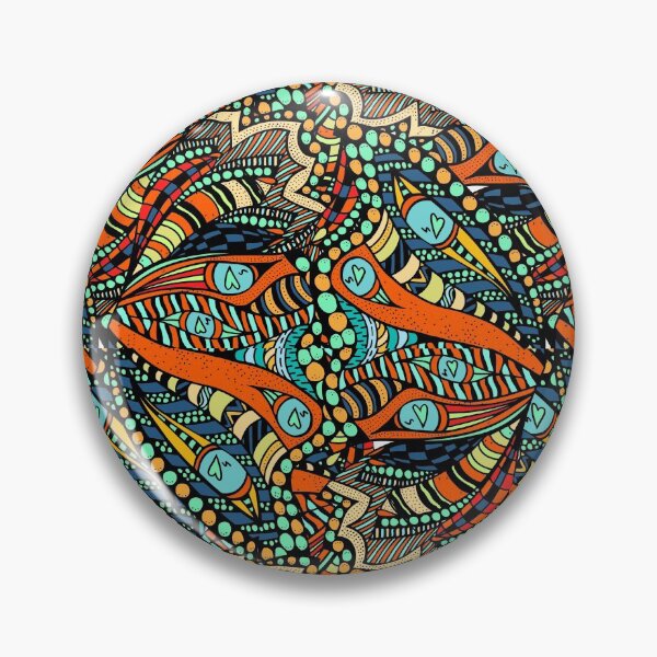 Item preview, Seamless Latina style colorful art  designed and sold by NymphWareroom.