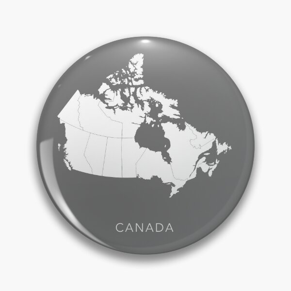 Item preview, Contemporary Grey Map of Canada designed and sold by By-Danni-Marie.