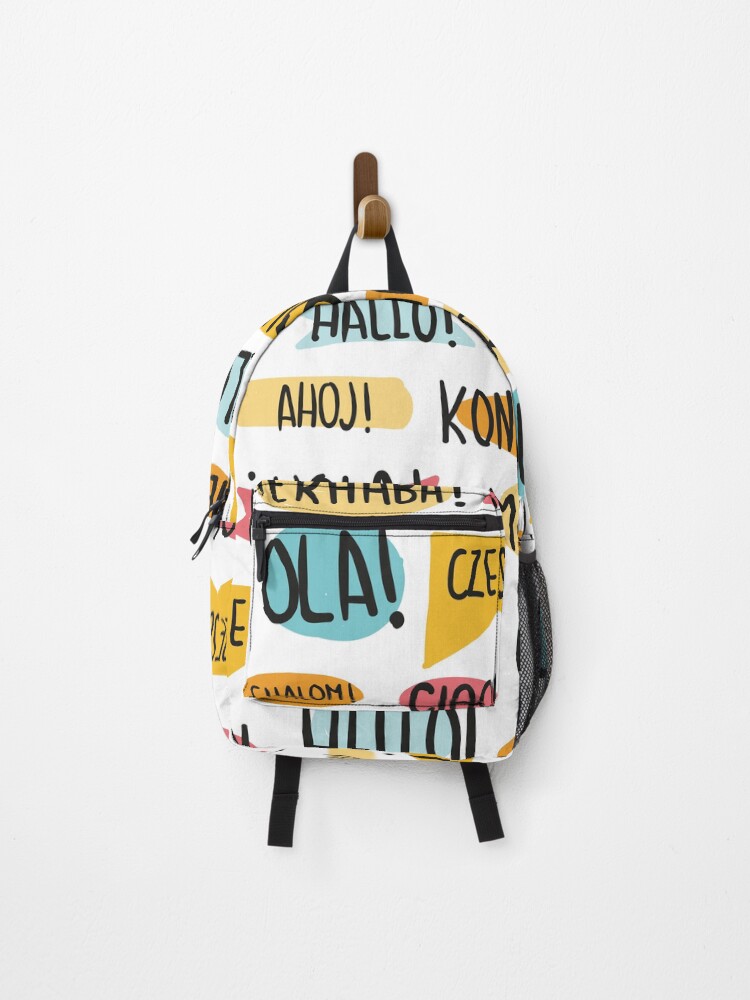 Thumbnail 1 of 3, Backpack, Words Pattern designed and sold by EVERTEESLOVER.