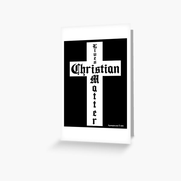 Christian Cross Greeting Card
