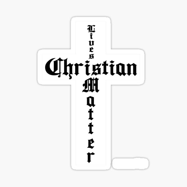 Christian Cross Sticker