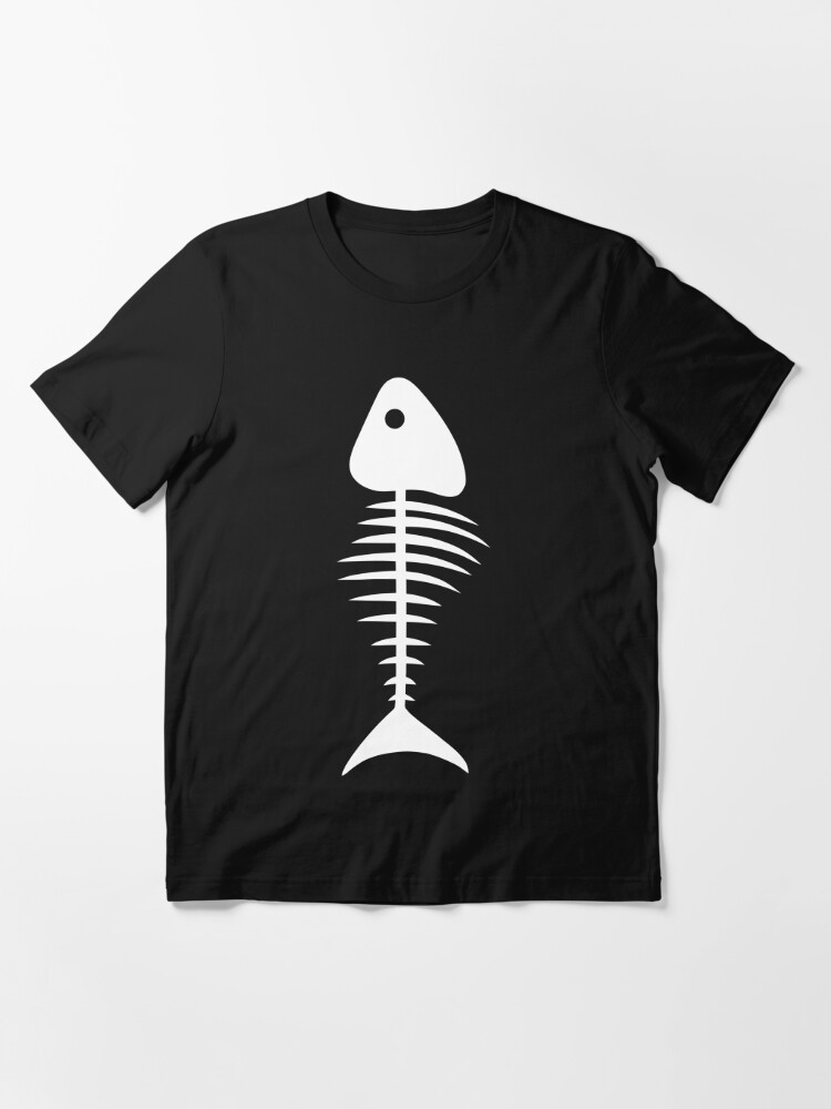 Fish Skeleton 1 - Fishing Essential T-Shirt for Sale by
