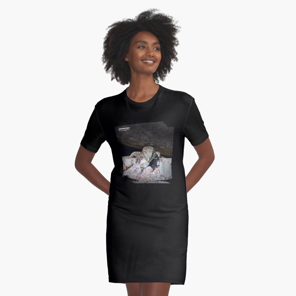 Return of the Lizard King Graphic T-Shirt Dress