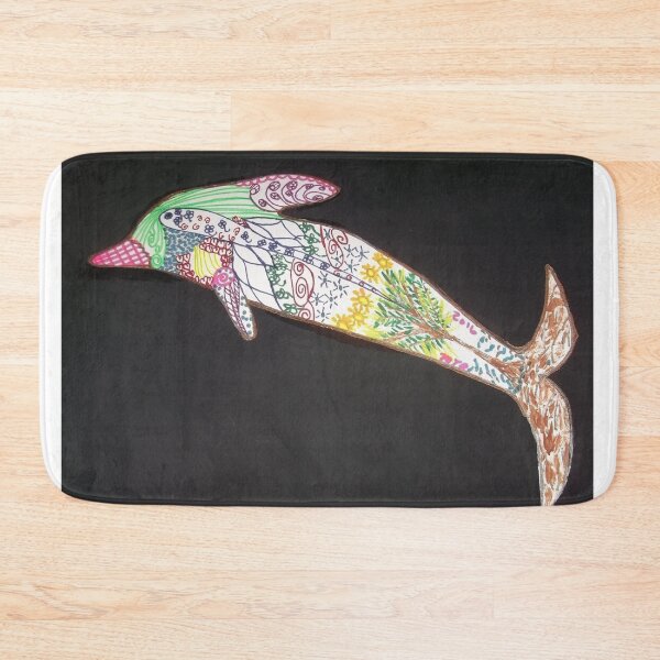 Item preview, Dolphin Zentangle Doodle Art designed and sold by Missy69.