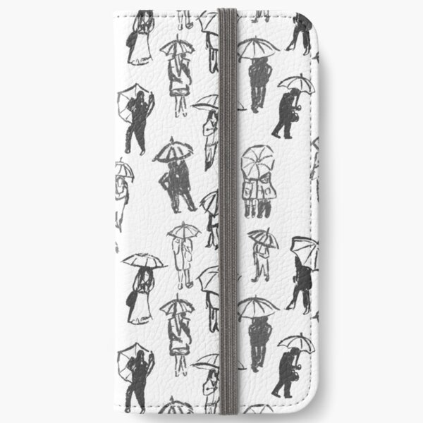 Shelter From The Rain Pattern iPhone Wallet