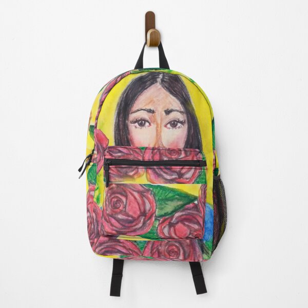 Item preview, A PORTRAIT OF A WOMAN WITH A YELLOW BACKGROUND designed and sold by IvanaKada.