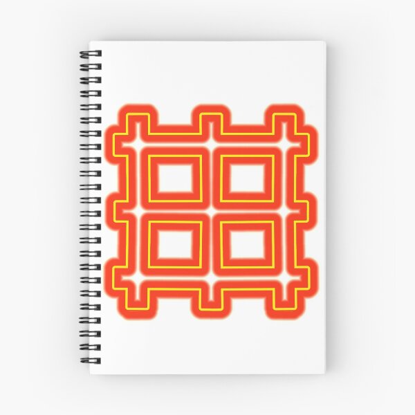 Item preview, Yellow and red colored squares designed and sold by storefunnypets.