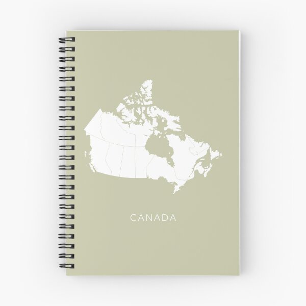 Item preview, Minimal Green and White Map of Canada designed and sold by By-Danni-Marie.