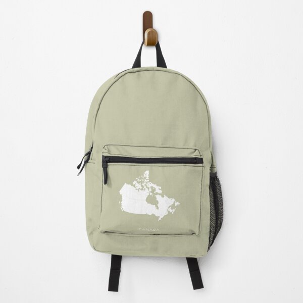 Item preview, Minimal Green and White Map of Canada designed and sold by By-Danni-Marie.