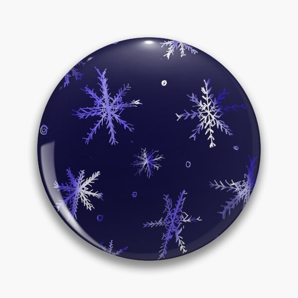 Item preview, Patrón de noche de Navidad nevada oscura (dibujado a mano) designed and sold by TheBattenworld.