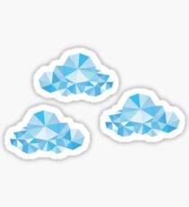 Diamond Clouds in the Sky Pattern Sticker