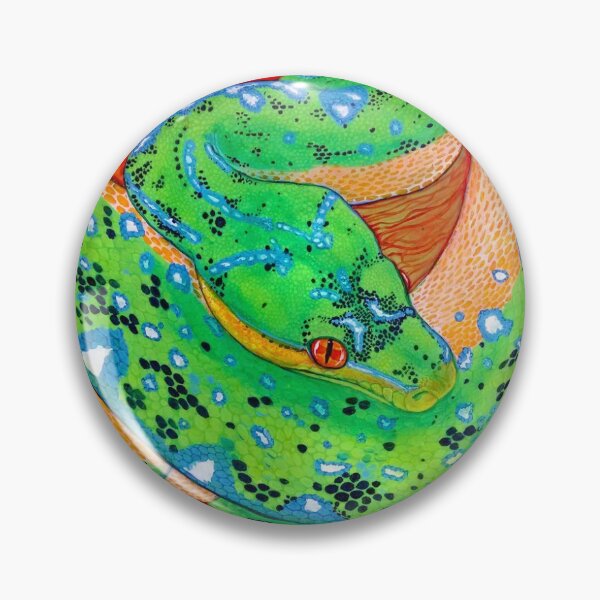 Item preview, Green Tree Python VIVID designed and sold by MothFeather.