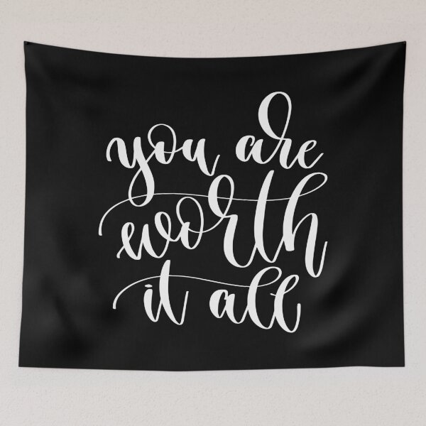 Item preview, You Are Worth It All designed and sold by GoodVibesWX9.