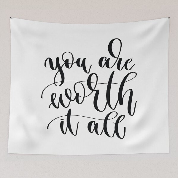 Item preview, You Are Worth It All designed and sold by GoodVibesWX9.