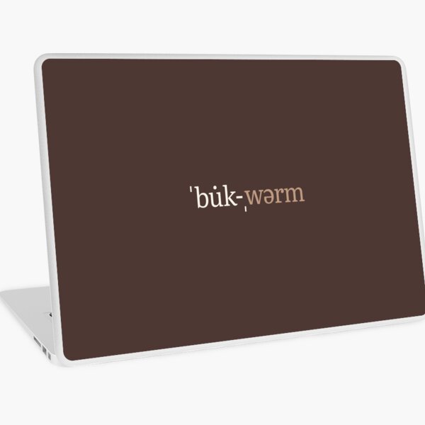 Bookworm Phonetic Notation Laptop Skin