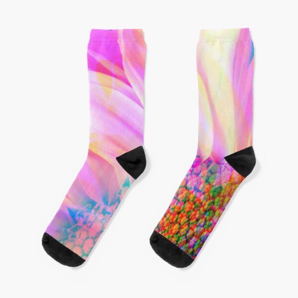 Neon Daisy Socks