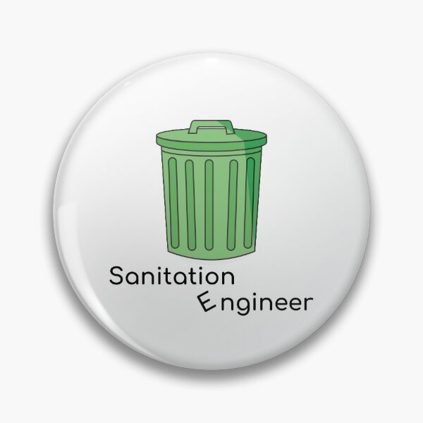 Item preview, Copy of sanitation engineer designed and sold by MHDesignstore.