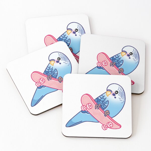Item preview, Skater Budgie  designed and sold by SuperrSunday.