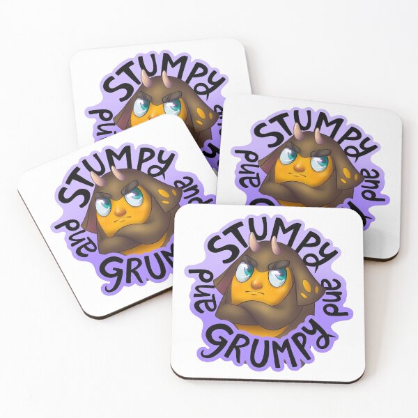 Item preview, Stumpy and Grumpy | Cute monster designed and sold by LittleBirdyArt.