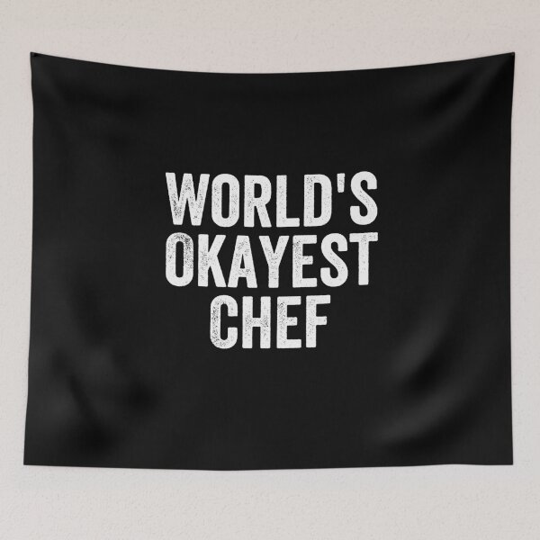 Item preview, World's Okayest Chef Funny  designed and sold by happinestSHOP.