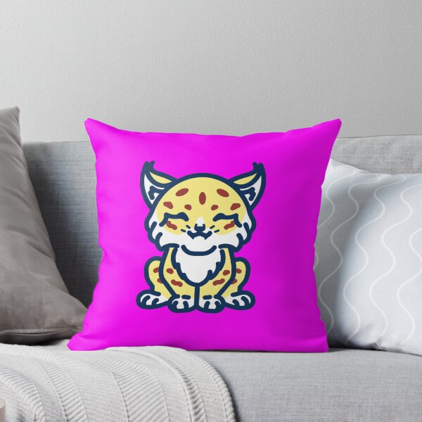 Artikelvorschau, Diploos Freunde - der geduldige Baby-Luchs - Fuchsia Pink entworfen und verkauft von TokiPY.