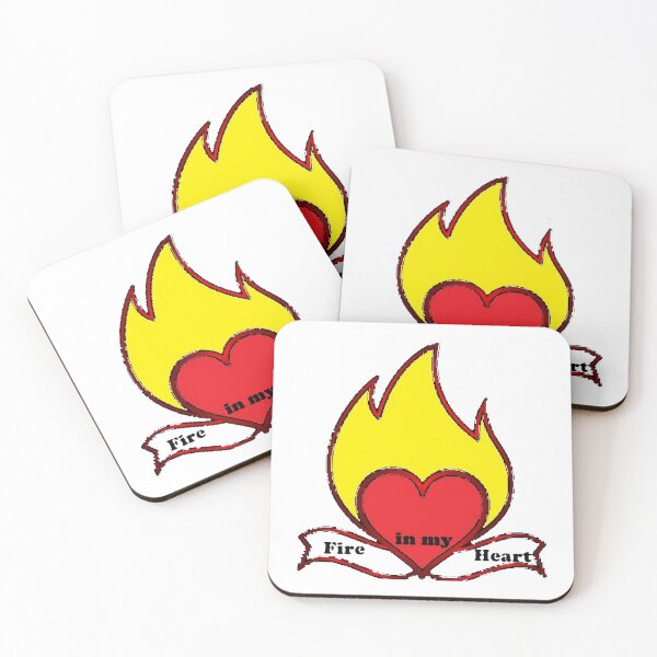 Item preview, Fire in my Heart designed and sold by The best online style shop.