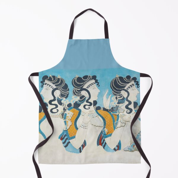 Item preview, Minoan Fresco Ladies in Blue Knossos designed and sold by ClassicalGreece.