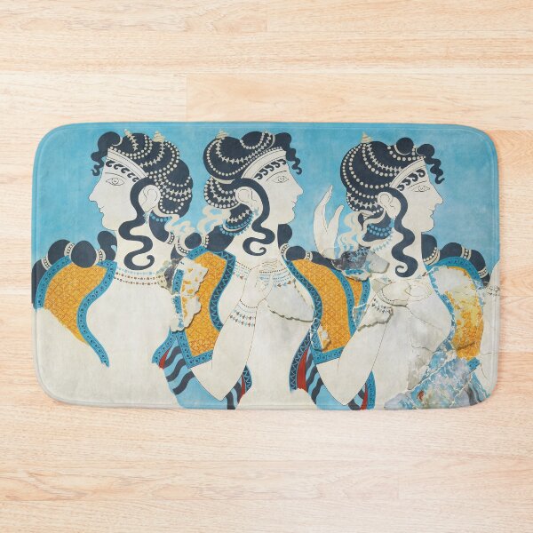 Item preview, Minoan Fresco Ladies in Blue Knossos designed and sold by ClassicalGreece.