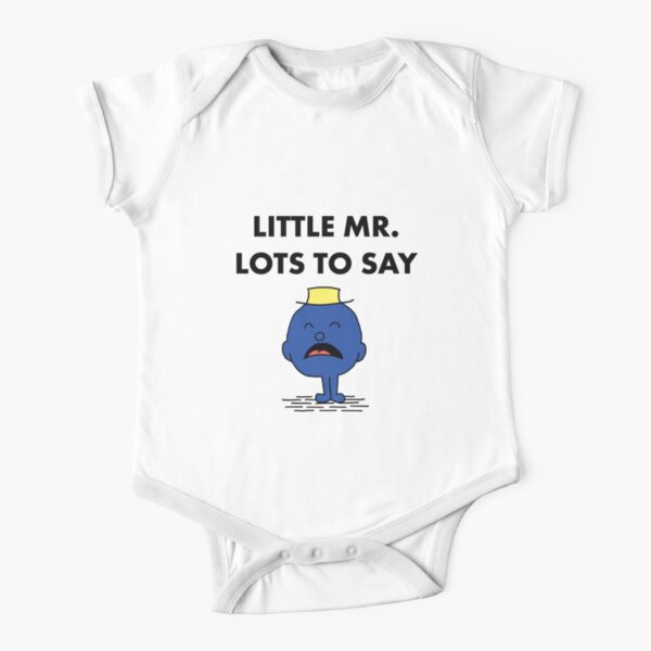 Herr viel zu sagen Baby Body Kurzarm