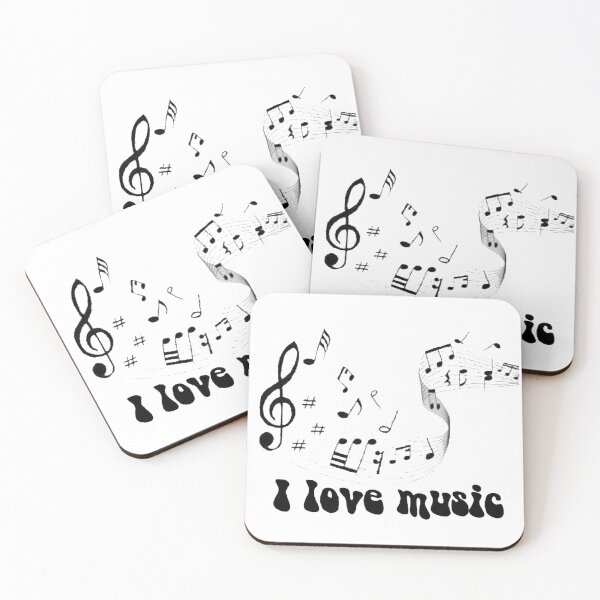 Item preview, I love music designed and sold by The best online style shop.