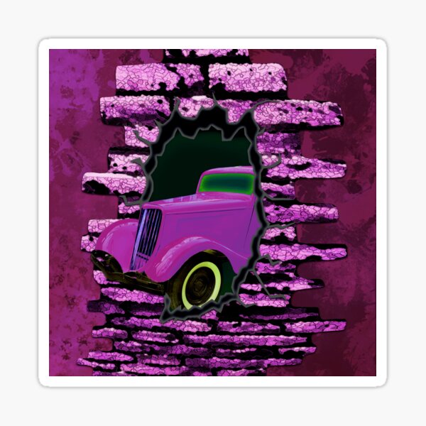 Legaculia car wall pink Sticker