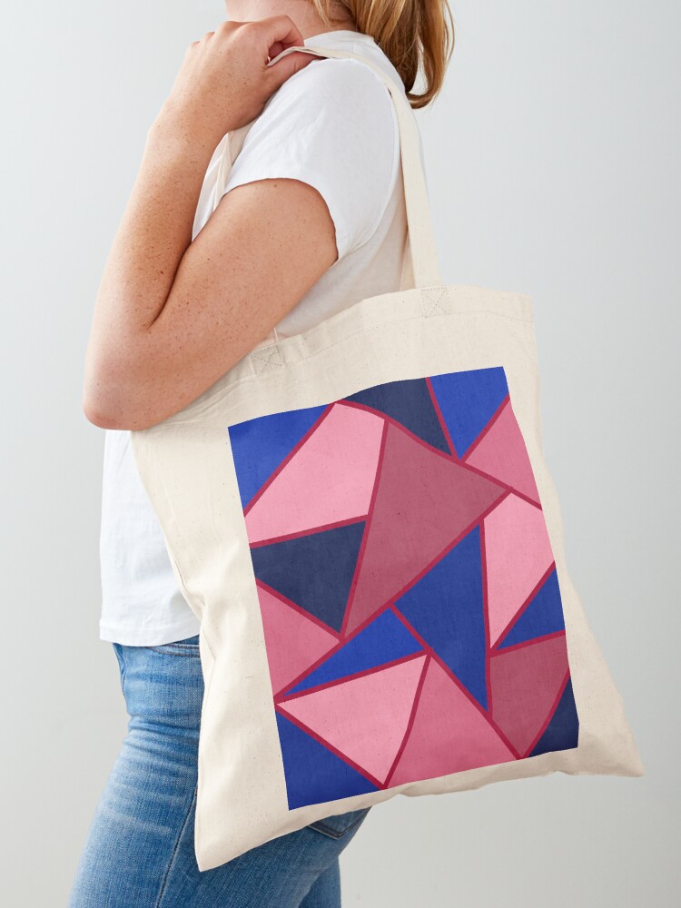 Fashionable Geometric Pattern Drawstring Bucket Bag