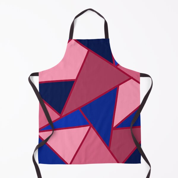 Item preview, Petrol Blue and Blush Pink Geometric Pattern  designed and sold by IslandDrip.