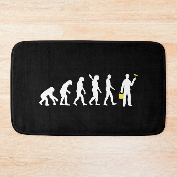 Item preview, Painter - Evolution of Man / Darwin Yellow designed and sold by Mohja-Design.
