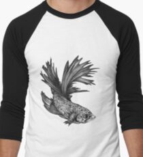 Betta Fighter II Baseball ¾ Sleeve T-Shirt