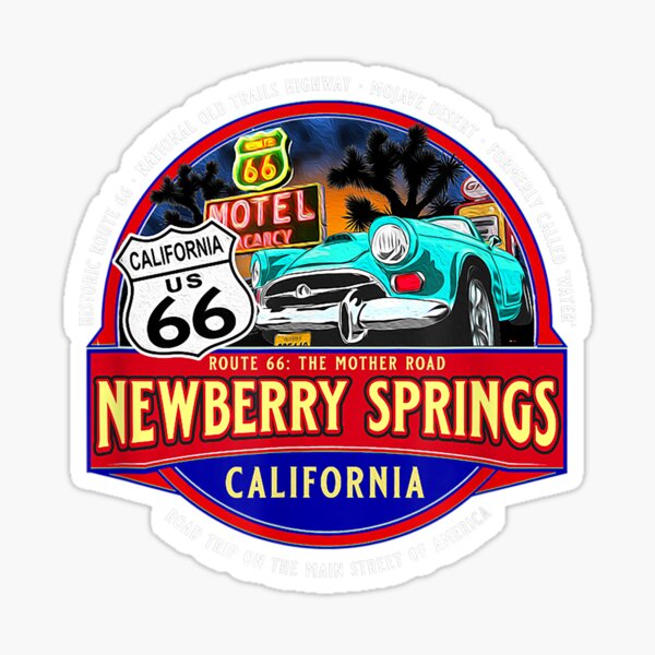 California Route 66 Vinyl Decal Sticker 