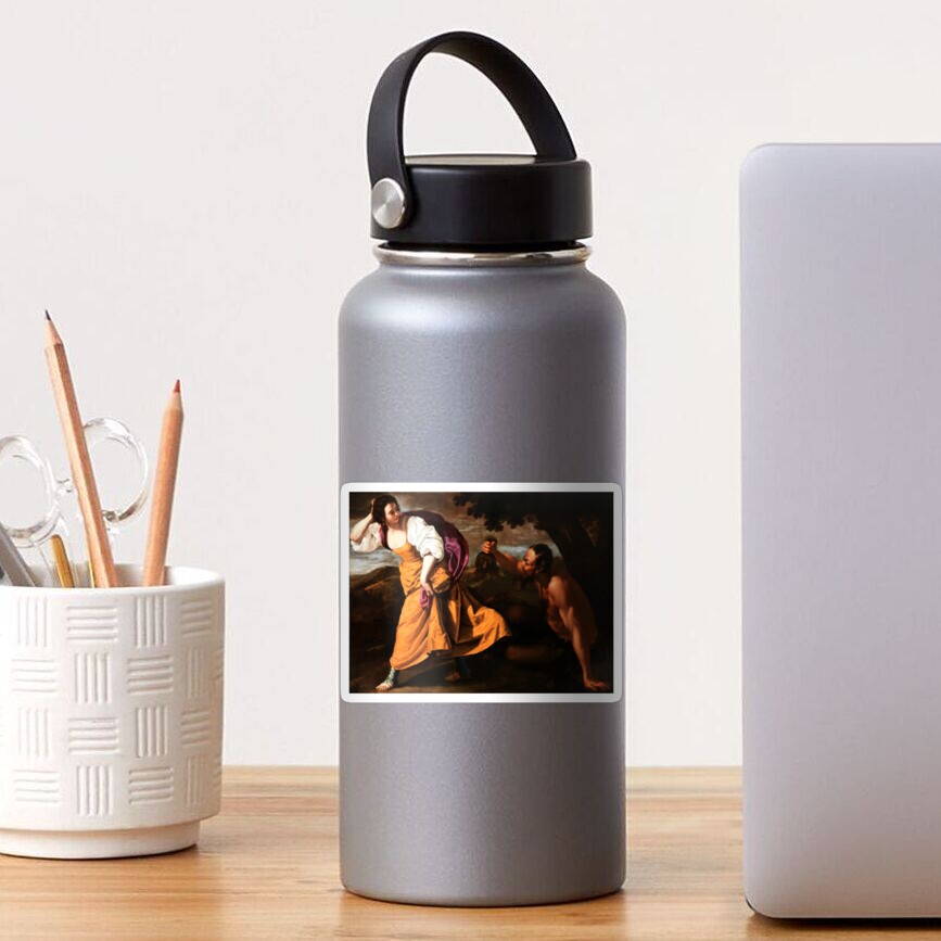 Pegatina «Corisca y el sátiro Artemisa Gentileschi c1630» de