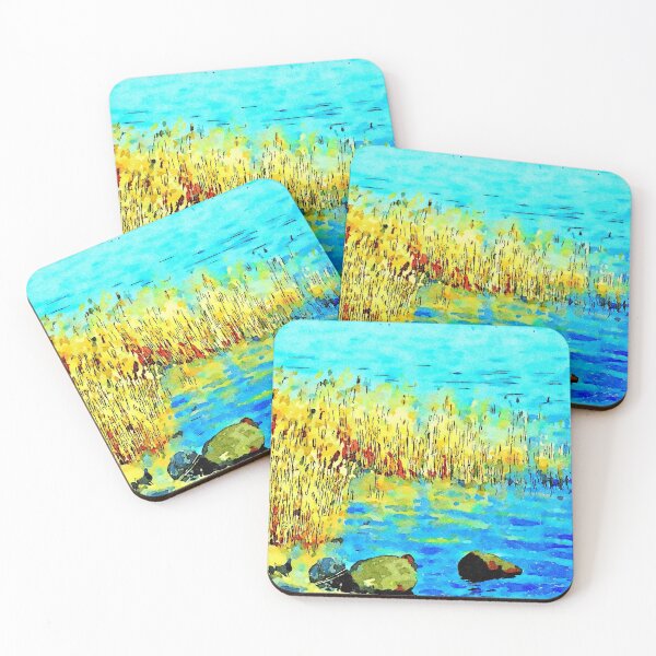 Item preview, Bracciano: lake with reeds and rocks designed and sold by Giuseppe Cocco.