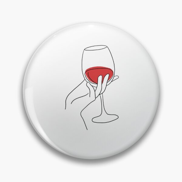 Artikelvorschau, Minimalistische Wein Strichzeichnung. Moderne durchgehende Strichzeichnungen. Modedruck.  entworfen und verkauft von MarryMarry.