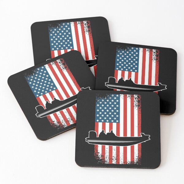 Item preview, Fishing Boat, Vintage American Flag, Bass Fisherman     designed and sold by CharJens.