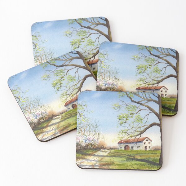 Item preview, Cottage in the countryside designed and sold by Elsewatercolors.