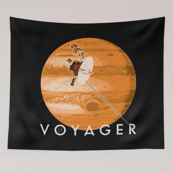 Item preview, Voyager Spacecraft Orbiting Jupiter designed and sold by LazyBuffalo.