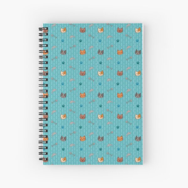 Aperçu de l'œuvre Motif de chat mignon en bleu créée et vendue par ArtofJoeyEllson.
