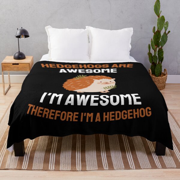 Item preview, hedgehogs Are Awesome I'm Awesome Therefore I'm a hedgehog designed and sold by Anton Ashraf.