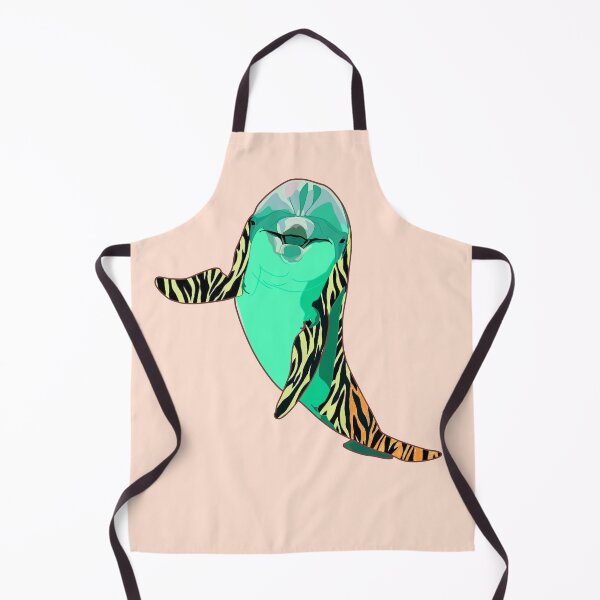 Item preview, Neon Zebra Dolphin designed and sold by ViewerEqualsPhoton.
