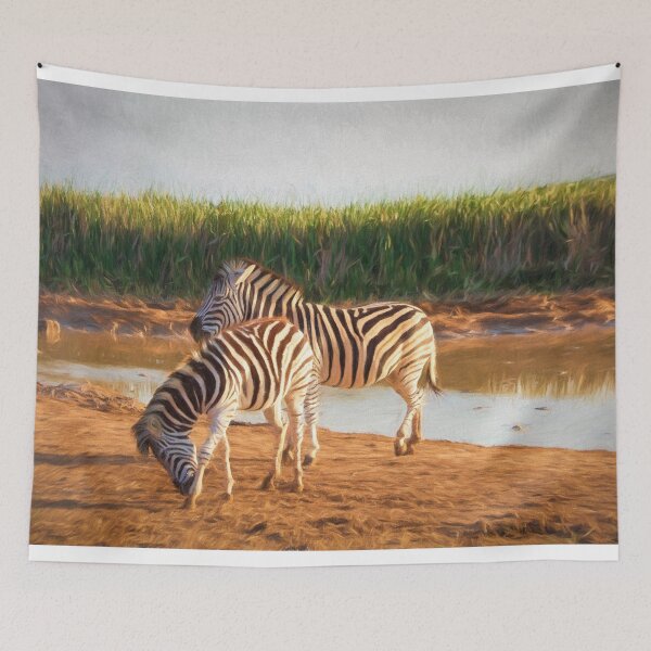 Item preview, Burchell's zebras, Addo Elephant National Park, South Africa designed and sold by Photopat.