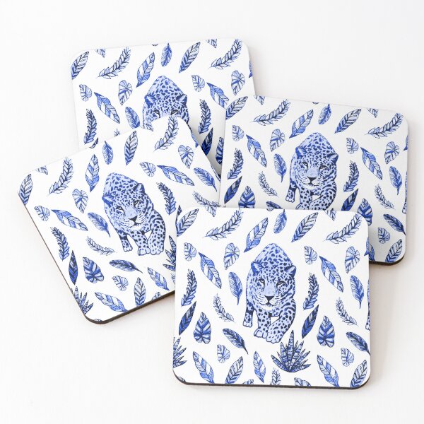 Item preview, Blue leopard designed and sold by MagentaRose.