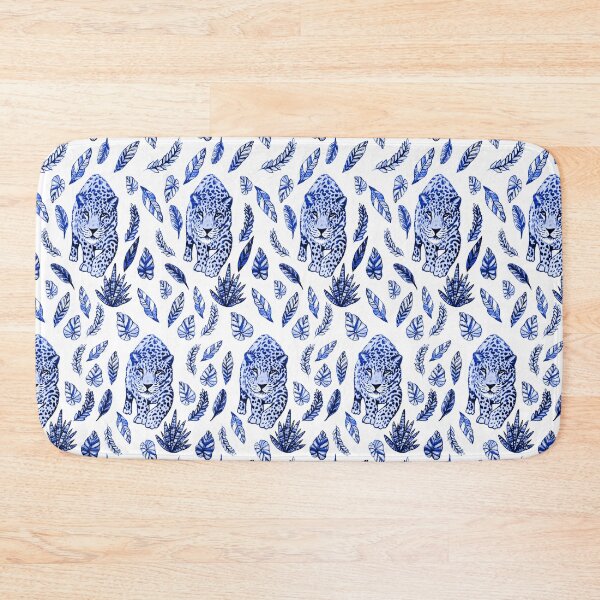 Item preview, Blue leopard designed and sold by MagentaRose.