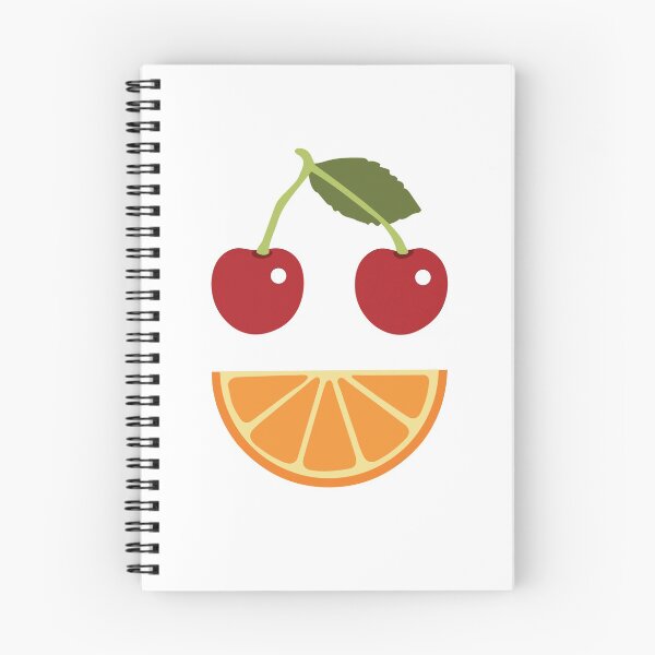 Item preview, Cherry Orange Fruit Smiley Face designed and sold by blueveins.