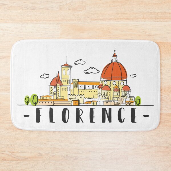 Item preview, Florence Italy Skyline Hand Drawn designed and sold by RajaGraphica.